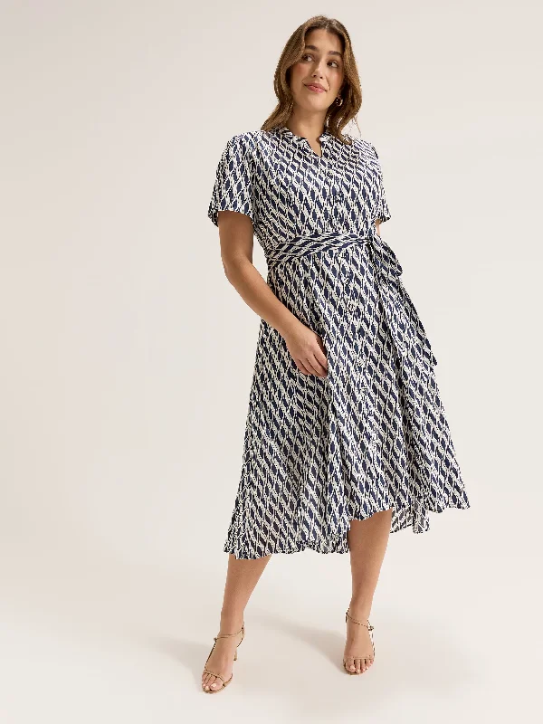 Trellis Shirtdress