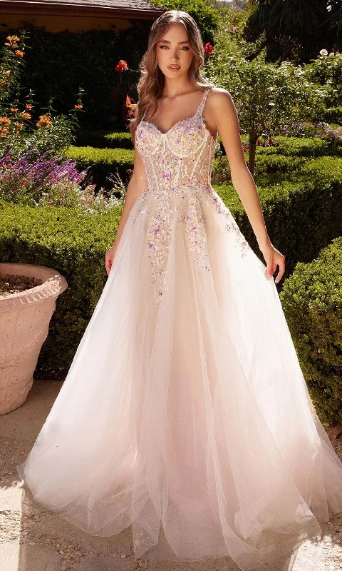 Andrea And Leo A1288 - Floral Sweetheart Evening Dress