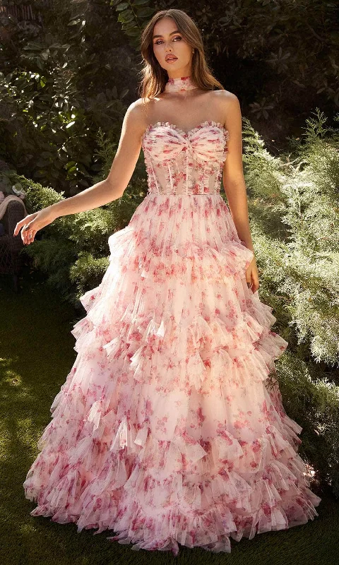 Andrea And Leo A1334 - Ruffled Sweetheart Gown