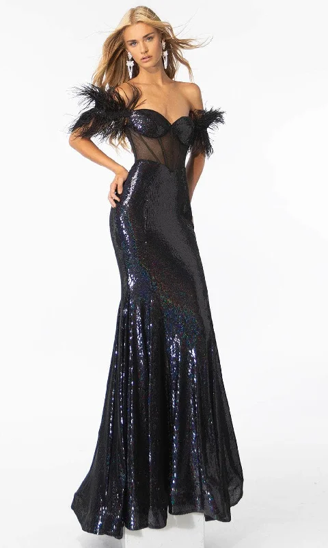 Ava Presley 39205 - Sequin Corset Prom Dress