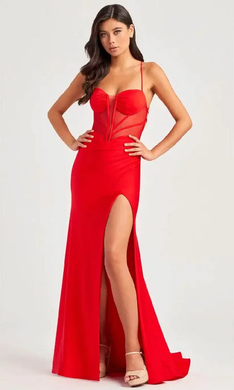 Colette By Daphne CL5140 - Illusion Corset Prom Dress