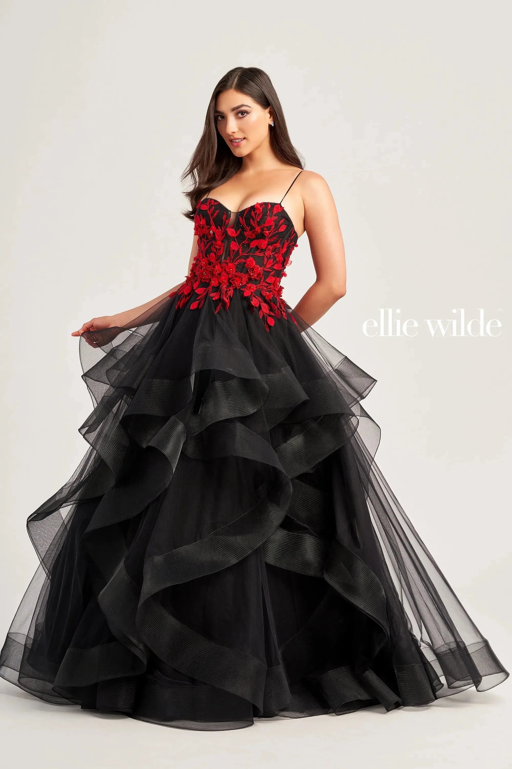 Ellie Wilde EW35070 - Sweetheart Neck Corset Ballgown