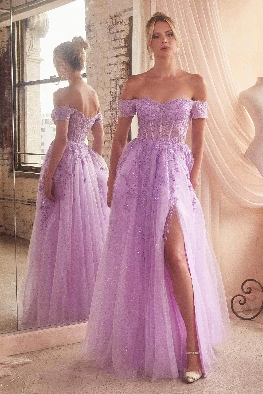 Ladivine C154 - Sweetheart A-Line Prom Gown