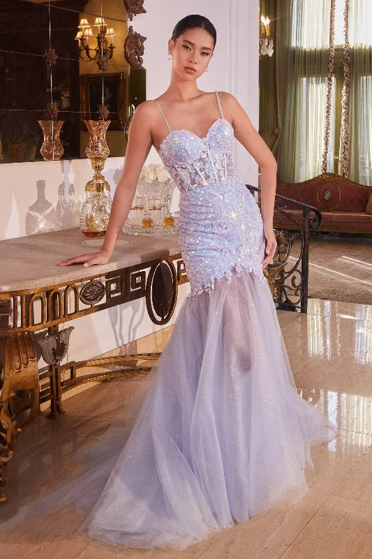 Ladivine CB148 - Sleeveless Mermaid Gown