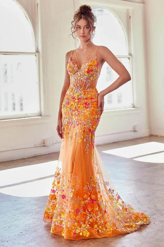 Ladivine CK946 - Sleeveless Mermaid Gown