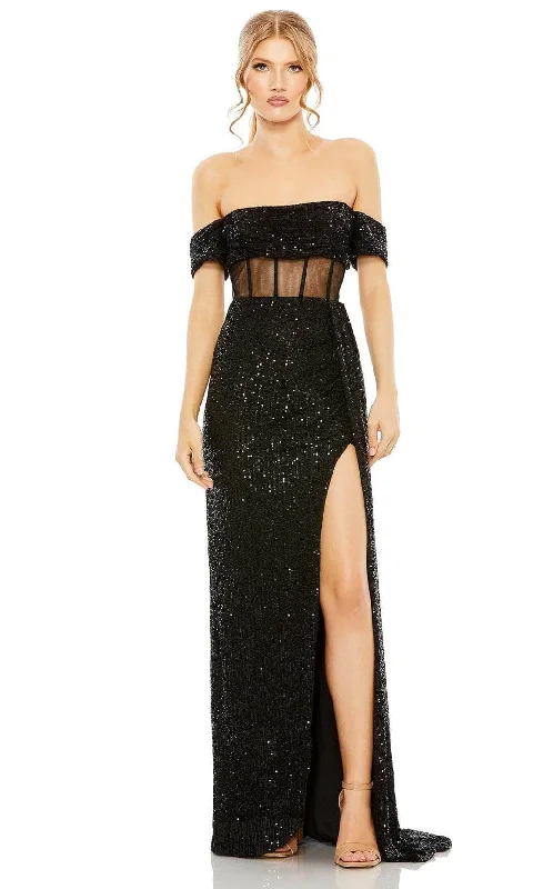 Mac Duggal 11665 - Illusion Sequin Evening Dress