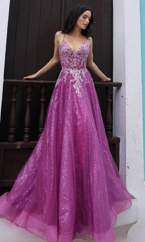 Nox Anabel C1407 - Corse Bodice A-Line Gown