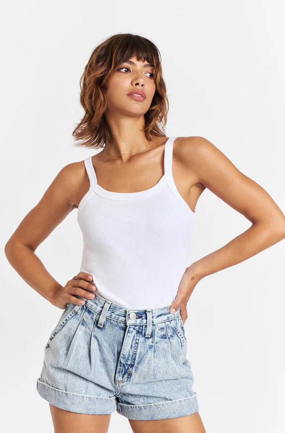 AMO Sinewy White Tank