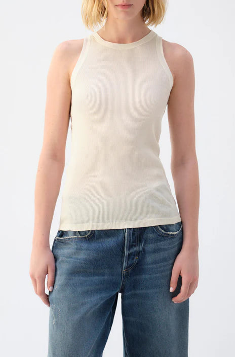 AMO Swoon Tank in Bone