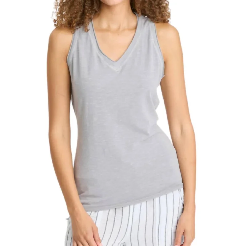 Bash Tank Top In Grey