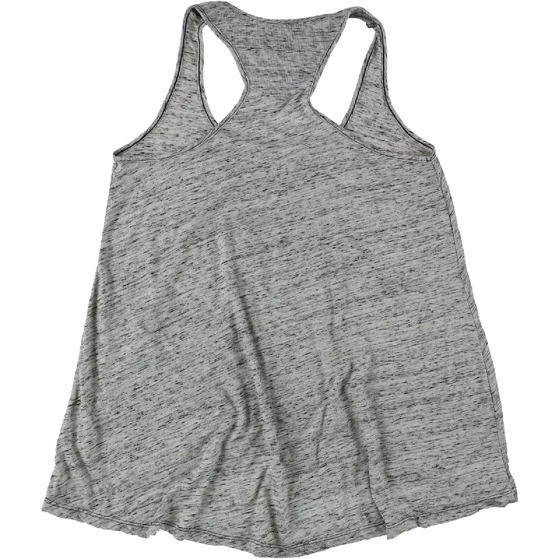 Majestic Womens Swarovski LA Crown Racerback Tank Top, Grey, Large